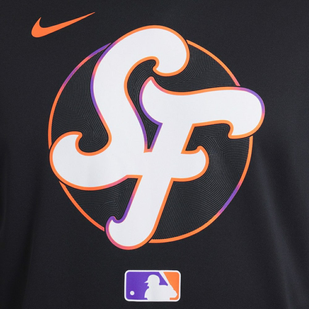 San Francisco Giants 2025 City Connect Authentic Collection Performance Pullover Hoodie - Black | Nike