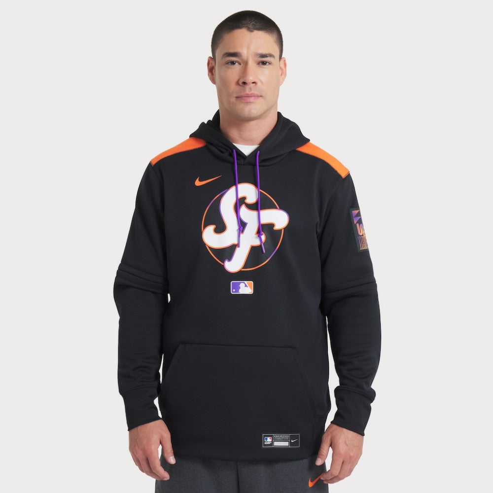 San Francisco Giants 2025 City Connect Authentic Collection Performance Pullover Hoodie - Black | Nike
