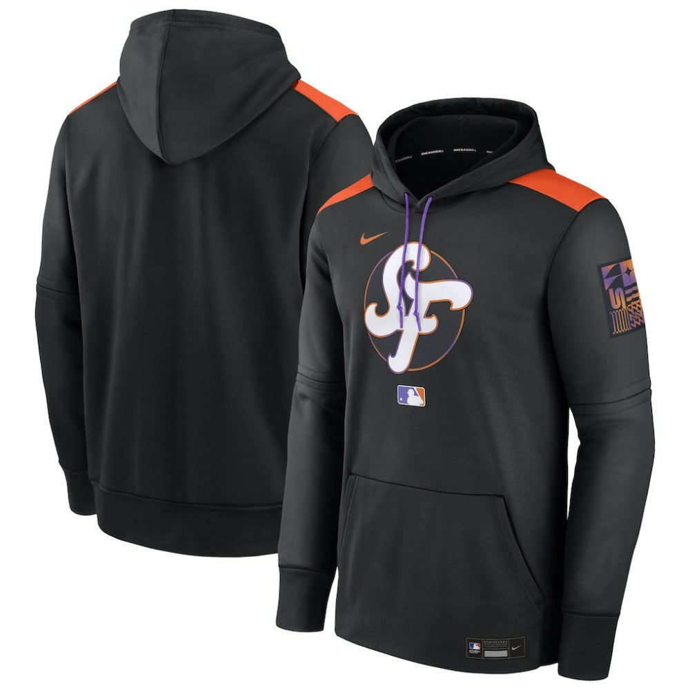 San Francisco Giants 2025 City Connect Authentic Collection Performance Pullover Hoodie - Black | Nike