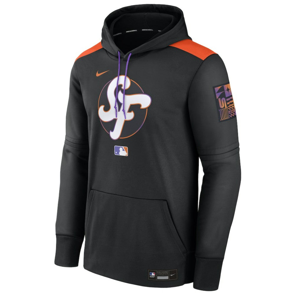 San Francisco Giants 2025 City Connect Authentic Collection Performance Pullover Hoodie - Black | Nike