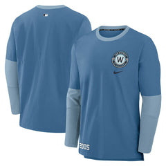 Washington Nationals 2025 City Connect Authentic Collection Player Dri-FIT Lightweight Pullover - Blue | Nike