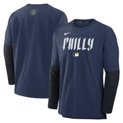 Philadelphia Phillies 2025 City Connect Authentic Collection Player Dri-FIT Lightweight Pullover - Navy | Nike