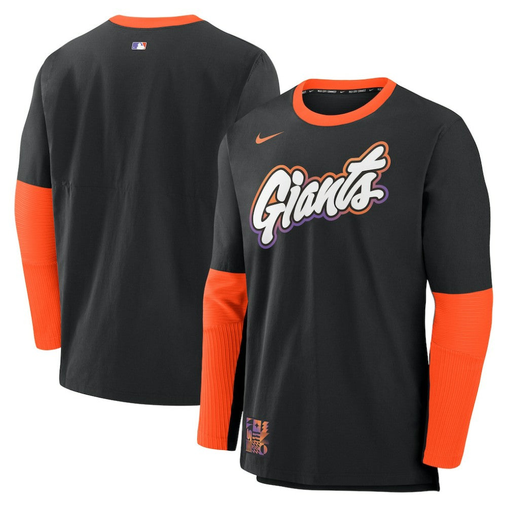 San Francisco Giants 2025 City Connect Authentic Collection Player Dri-FIT Lightweight Pullover - Black | Nike