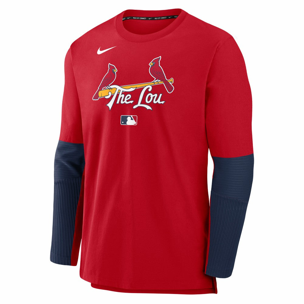 St. Louis Cardinals 2025 City Connect Authentic Collection Player Dri-FIT Lightweight Pullover - Red | Nike