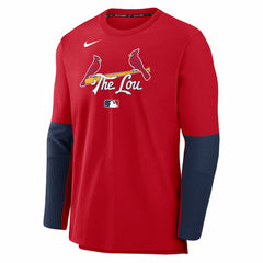 St. Louis Cardinals 2025 City Connect Authentic Collection Player Dri-FIT Lightweight Pullover - Red | Nike
