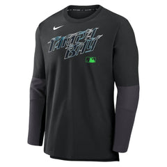 Tampa Bay Rays 2025 City Connect Authentic Collection Player Dri-FIT Lightweight Pullover - Black | Nike