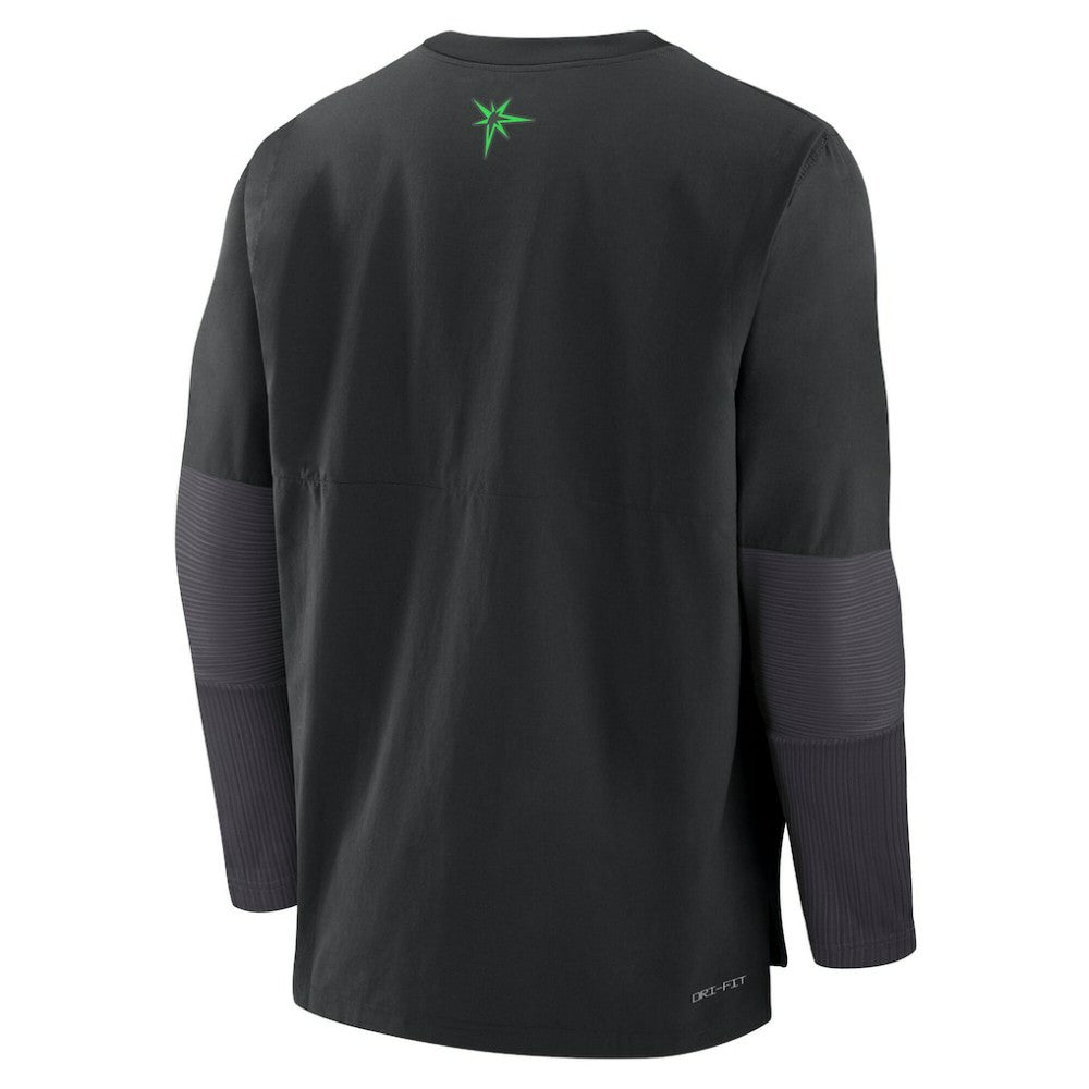 Tampa Bay Rays 2025 City Connect Authentic Collection Player Dri-FIT Lightweight Pullover - Black | Nike