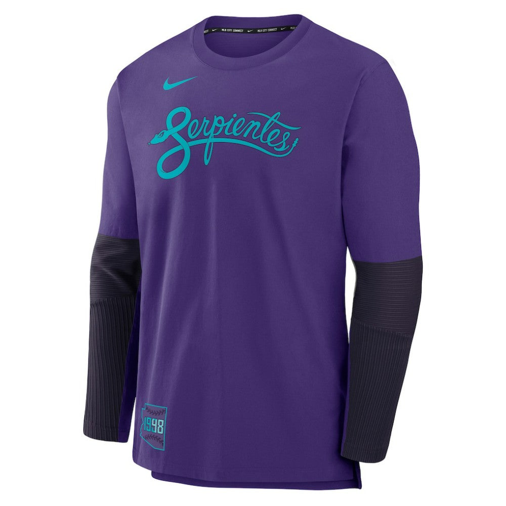Arizona Diamondbacks 2025 City Connect Authentic Collection Player Dri-FIT Lightweight Pullover - Purple | Nike
