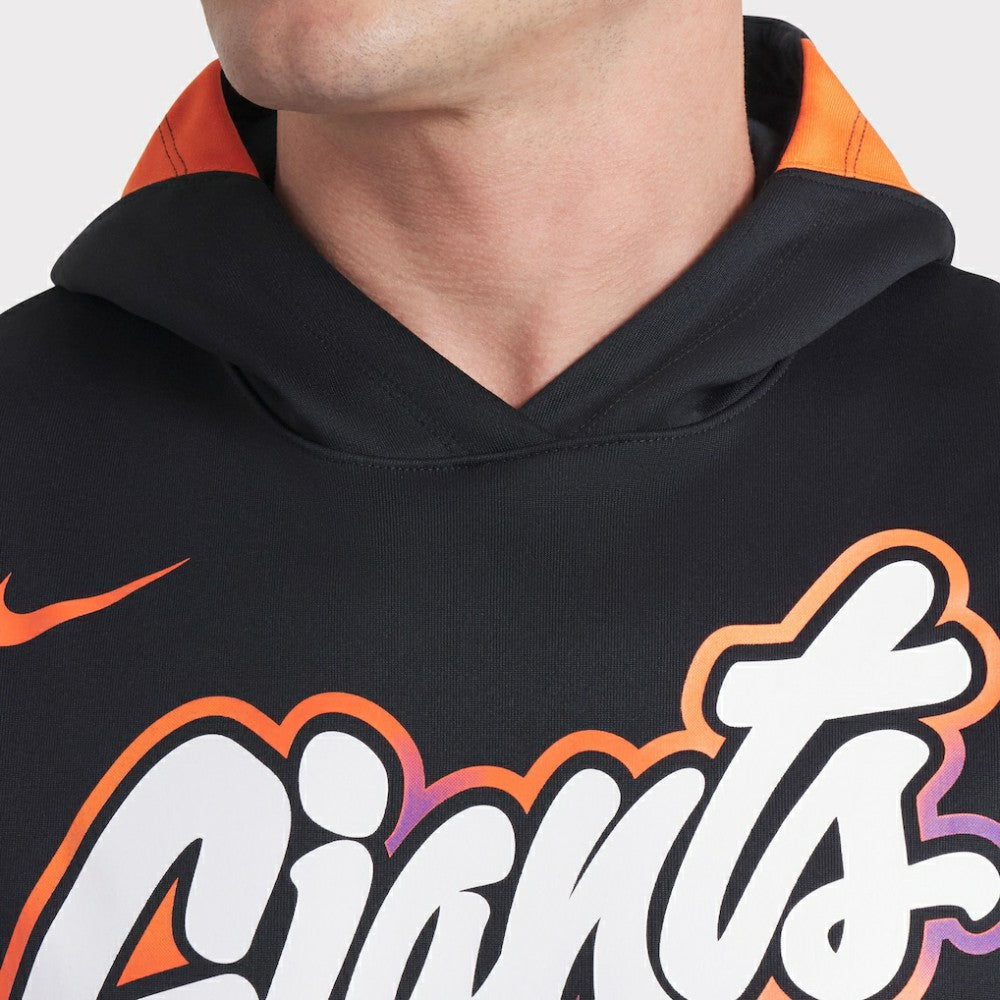 San Francisco Giants 2025 City Connect Authentic Collection Dri-FIT Sleeveless Hoodie - Black | Nike