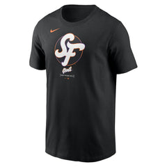 San Francisco Giants 2025 City Connect Large Logo T-Shirt - Black | Nike