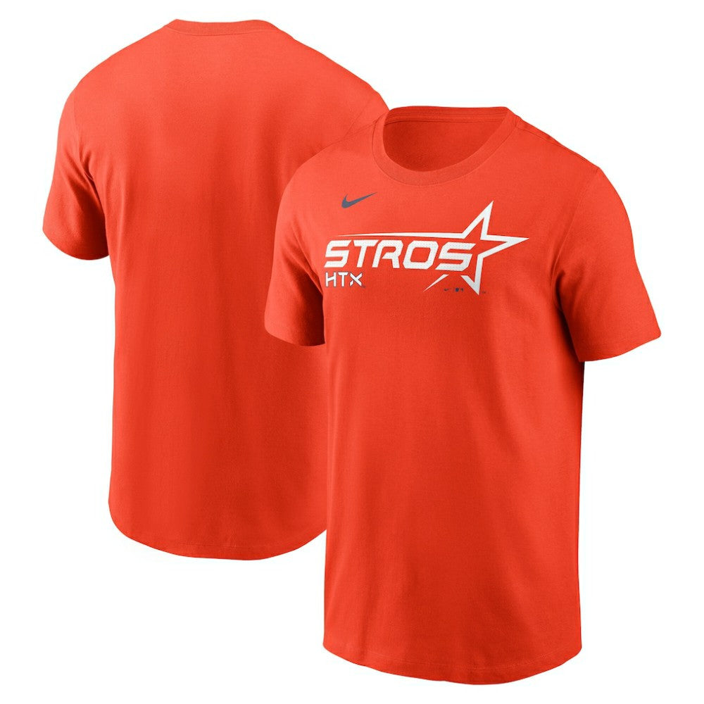 Houston Astros City Connect Wordmark T-Shirt - Orange | Nike
