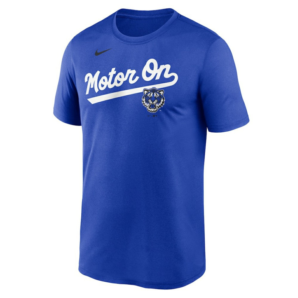 Detroit Tigers City Connect Team Phrase Script Legend Performance T-Shirt - Royal | Nike