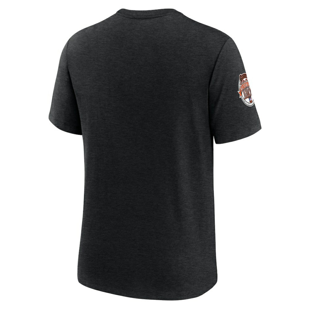 San Francisco Giants Cooperstown Collection Eras Tri-Blend T-Shirt - Heather Black | Nike