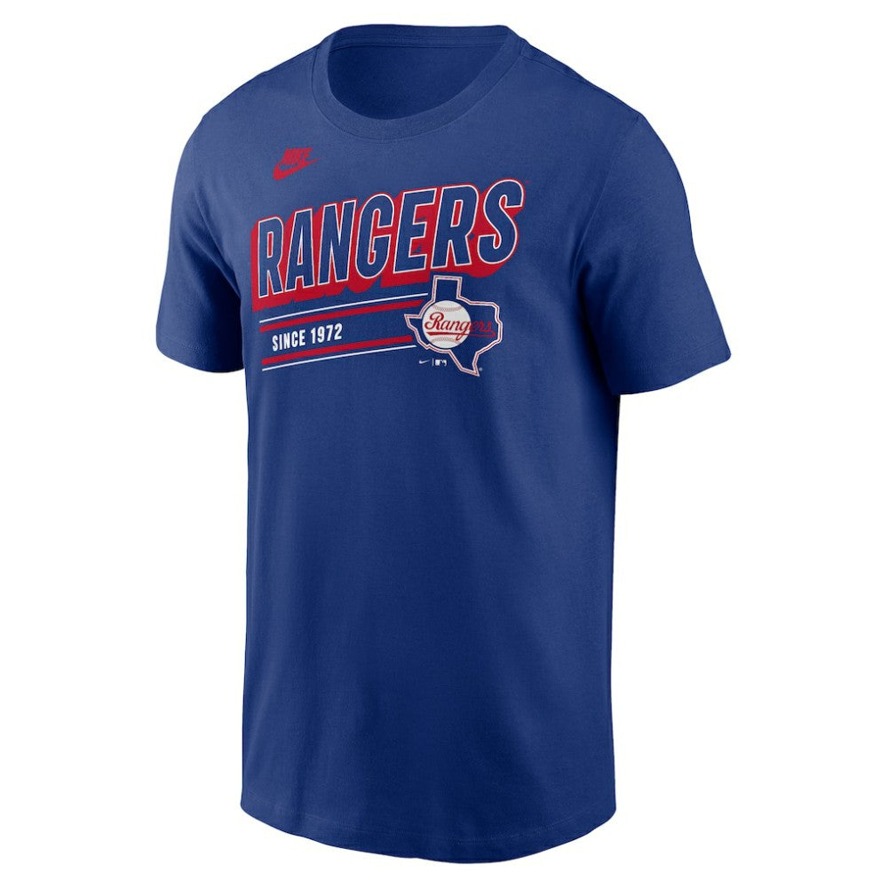 Texas Rangers Cooperstown Collection Retro T-Shirt - Royal | Nike