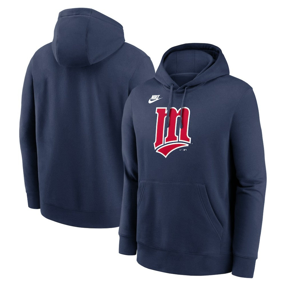 Minnesota Twins Cooperstown Collection Logo Club Hoodie - Navy | Nike