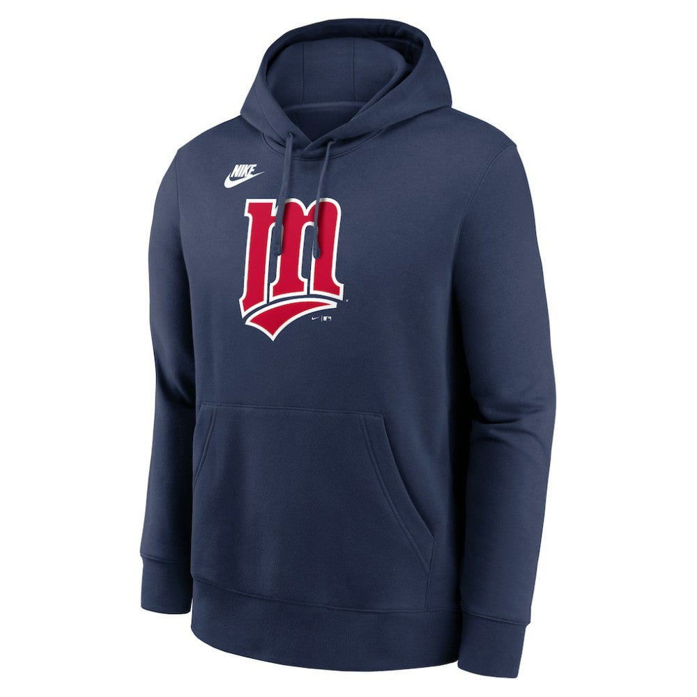 Minnesota Twins Cooperstown Collection Logo Club Hoodie - Navy | Nike