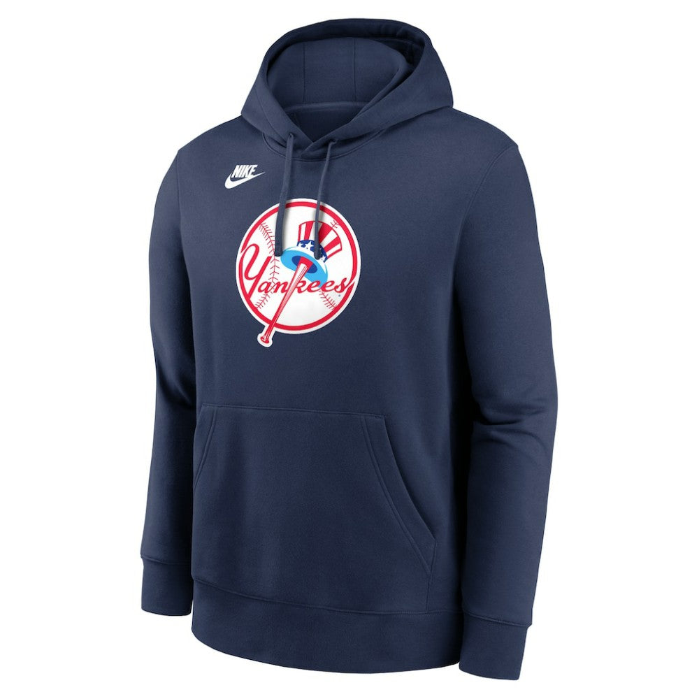 New York Yankees Cooperstown Collection Logo Club Hoodie - Navy | Nike