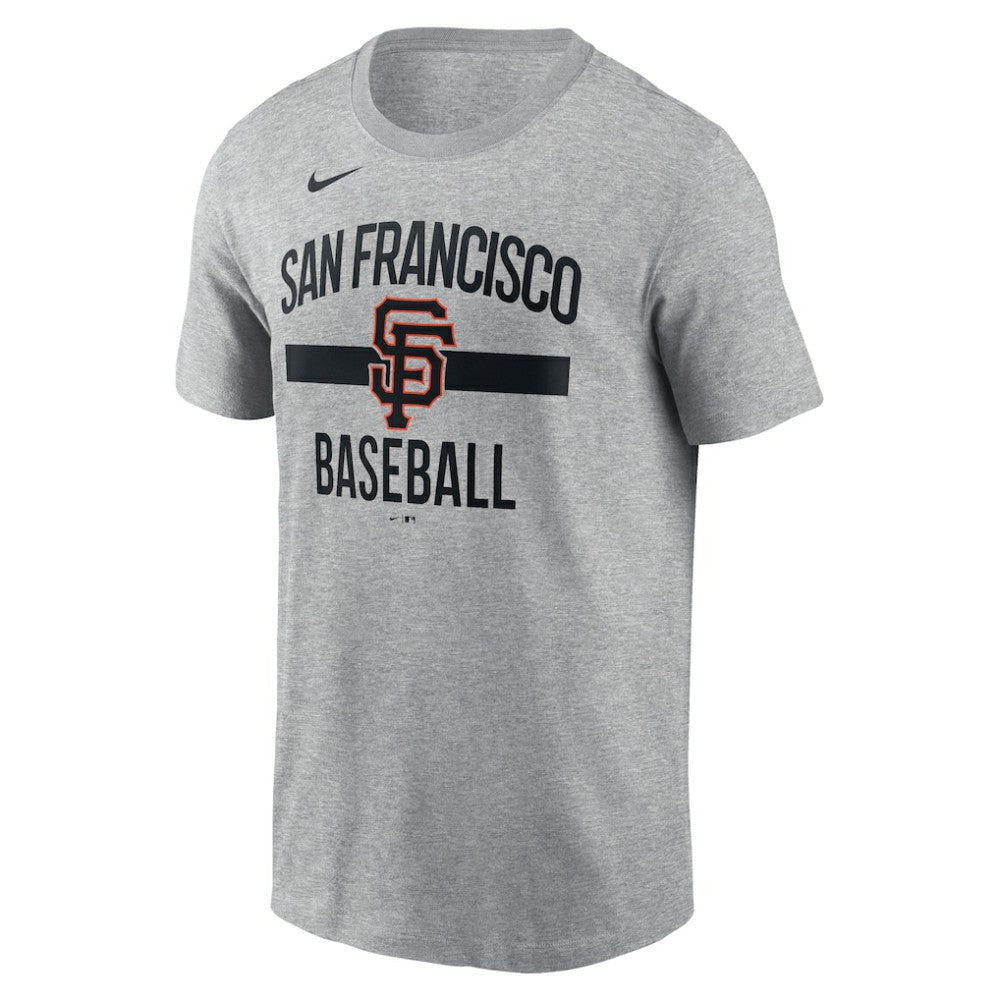 San Francisco Giants Arched T-Shirt - Heather Gray | Nike