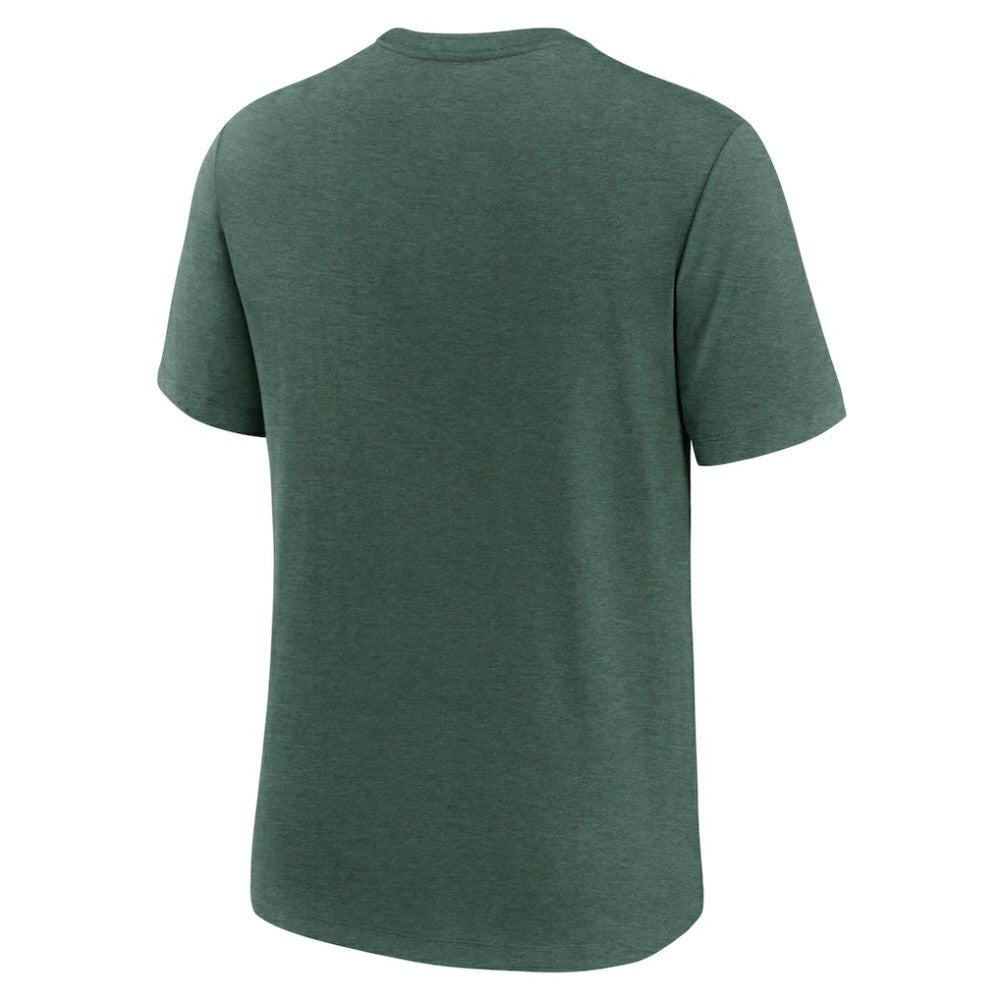 Athletics Logo Tri-Blend T-Shirt - Heather Green | Nike