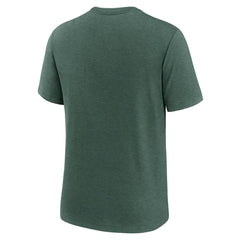 Athletics Logo Tri-Blend T-Shirt - Heather Green | Nike