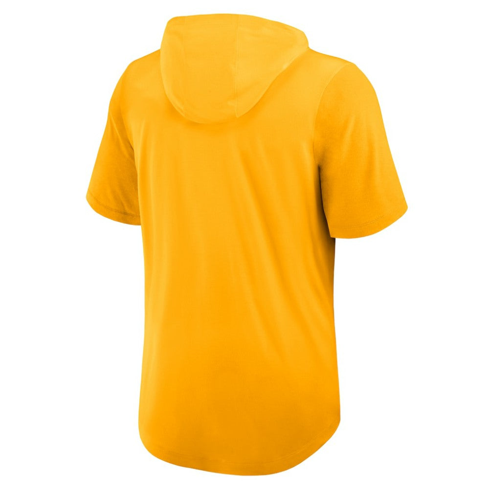 San Diego Padres Tri-Blend Hoodie T-Shirt - Gold | Nike