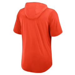 San Francisco Giants Tri-Blend Hoodie T-Shirt - Orange | Nike