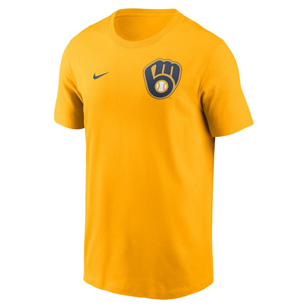 Milwaukee Brewers 2-Hit T-Shirt - Gold | Nike