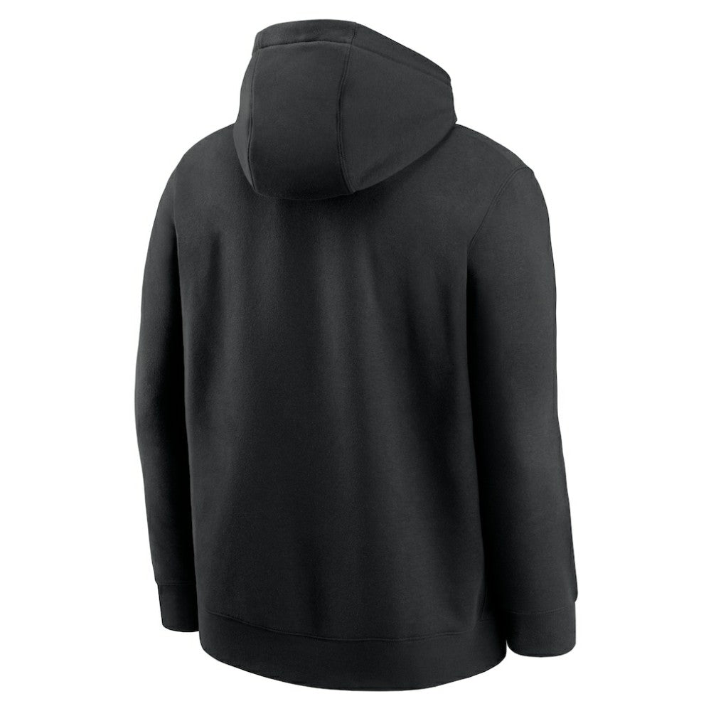 Baltimore Orioles Logo Club Fleece Hoodie - Black | Nike