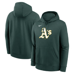 Athletics Logo Club Fleece Hoodie - Green | Nike