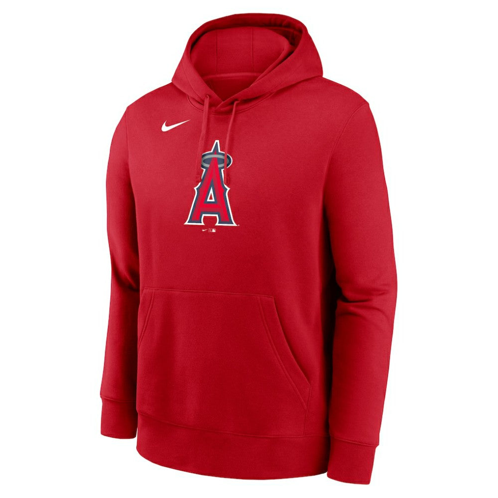 Los Angeles Angels Logo Club Fleece Hoodie - Red | Nike