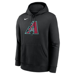 Arizona Diamondbacks Logo Club Fleece Hoodie - Black | Nike