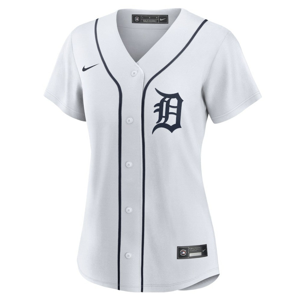 Riley Greene Detroit Tigers Women's Home Replica Player Jersey - White | Nike