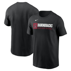 Arizona Diamondbacks Team Block T-Shirt - Black | Nike