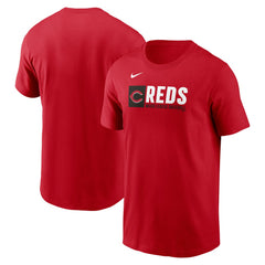 Cincinnati Reds Team Block T-Shirt - Red | Nike