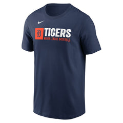 Detroit Tigers Team Block T-Shirt - Navy | Nike