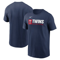 Minnesota Twins Team Block T-Shirt - Navy | Nike