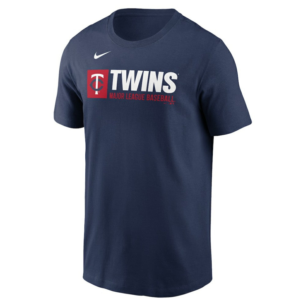 Minnesota Twins Team Block T-Shirt - Navy | Nike