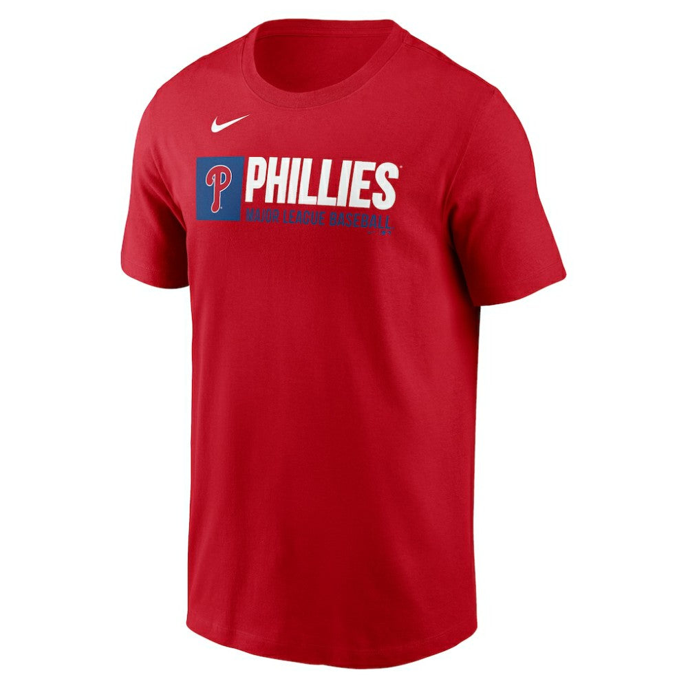 Philadelphia Phillies Team Block T-Shirt - Red | Nike