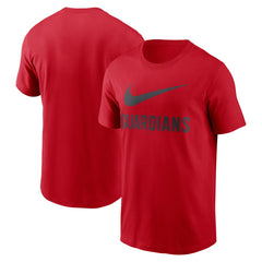 Cleveland Guardians Swoosh T-Shirt - Red | Nike