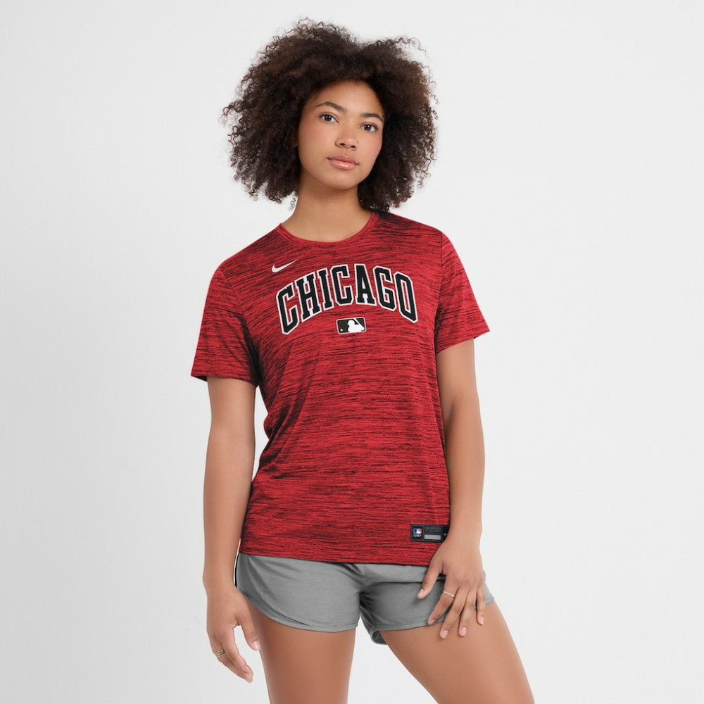 Chicago White Sox Women's 2025 City Connect Authentic Collection Velocity Dri-FIT T-Shirt - Red | Nike