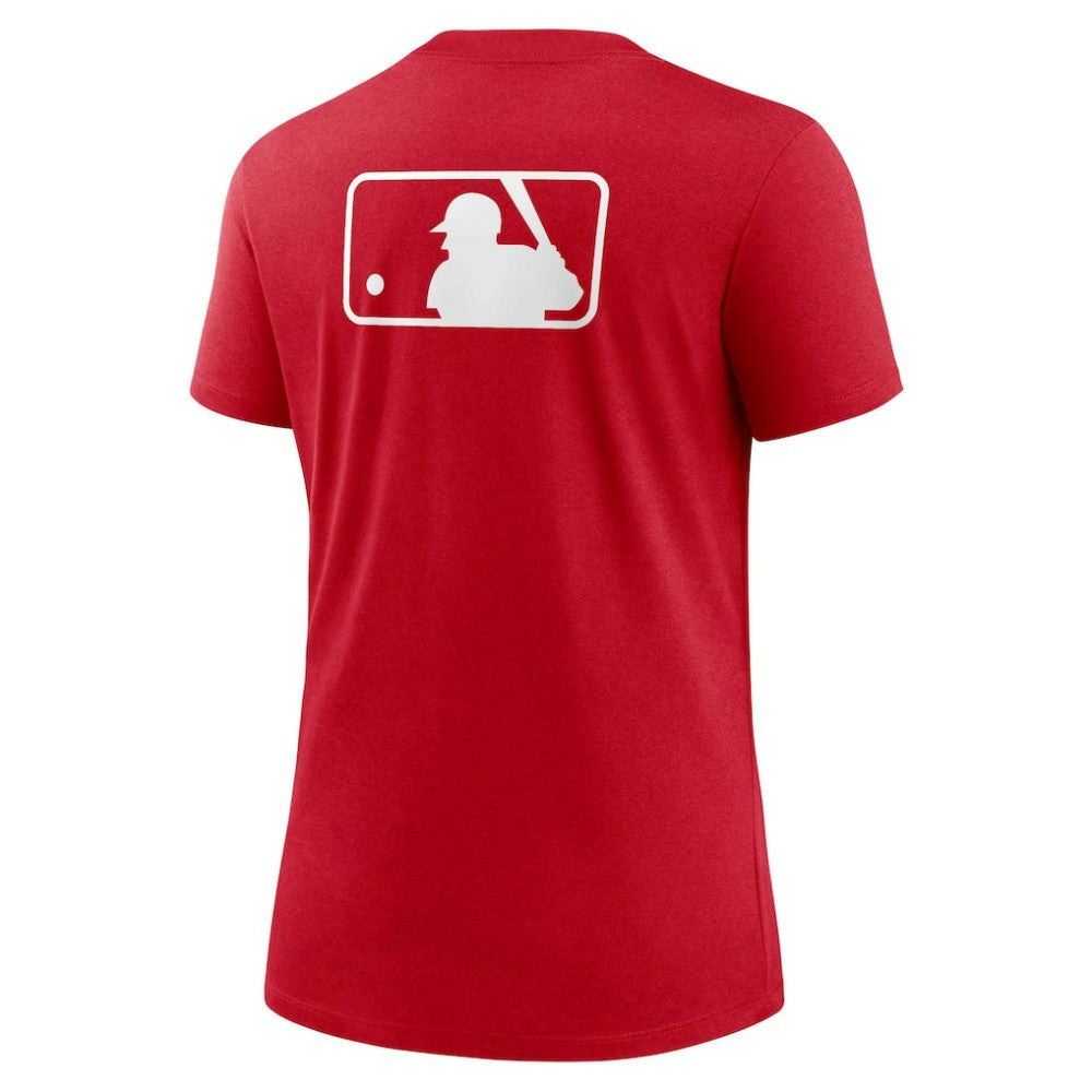 Washington Nationals Women's Authentic Collection Early Work Tri-Blend T-Shirt - Red | Nike