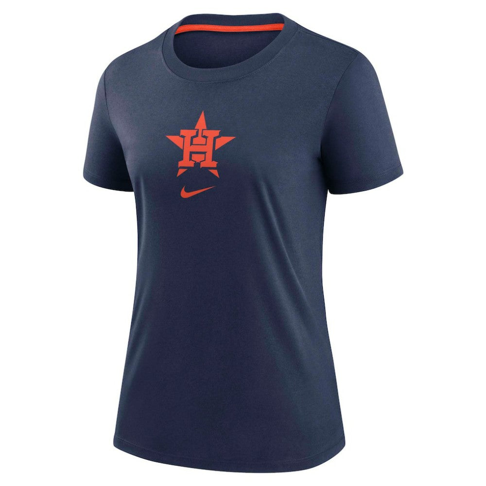 Houston Astros Women's Authentic Collection Early Work Tri-Blend T-Shirt - Navy | Nike