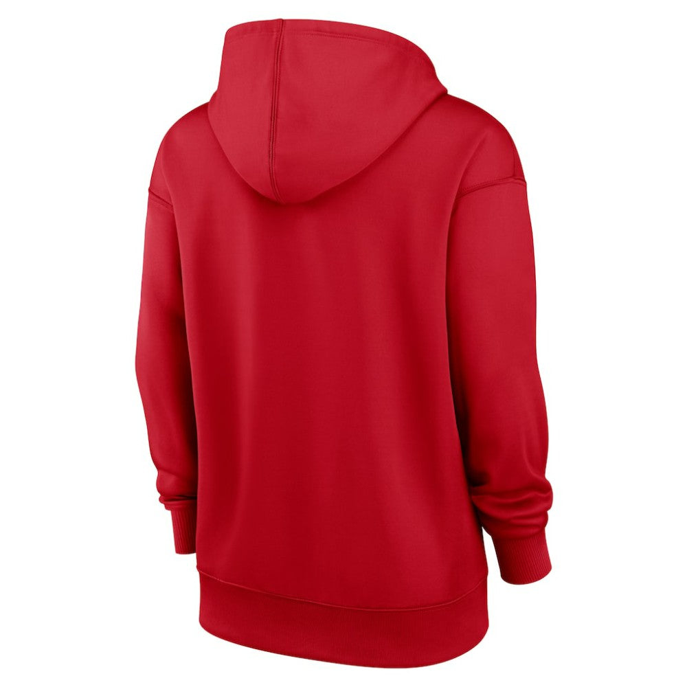 Washington Nationals Women's Authentic Collection Therma-FIT Hoodie - Red | Nike
