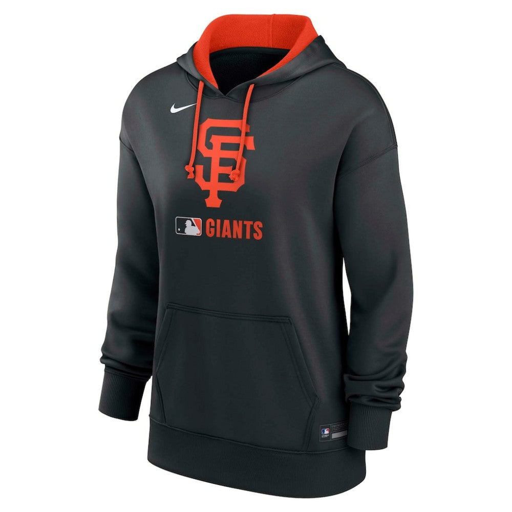 San Francisco Giants Women's Authentic Collection Therma-FIT Hoodie - Black | Nike