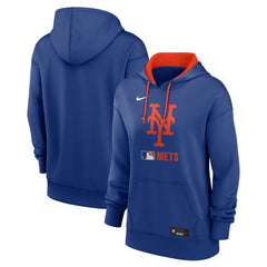 New York Mets Women's Authentic Collection Therma-FIT Hoodie - Royal | Nike