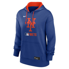 New York Mets Women's Authentic Collection Therma-FIT Hoodie - Royal | Nike