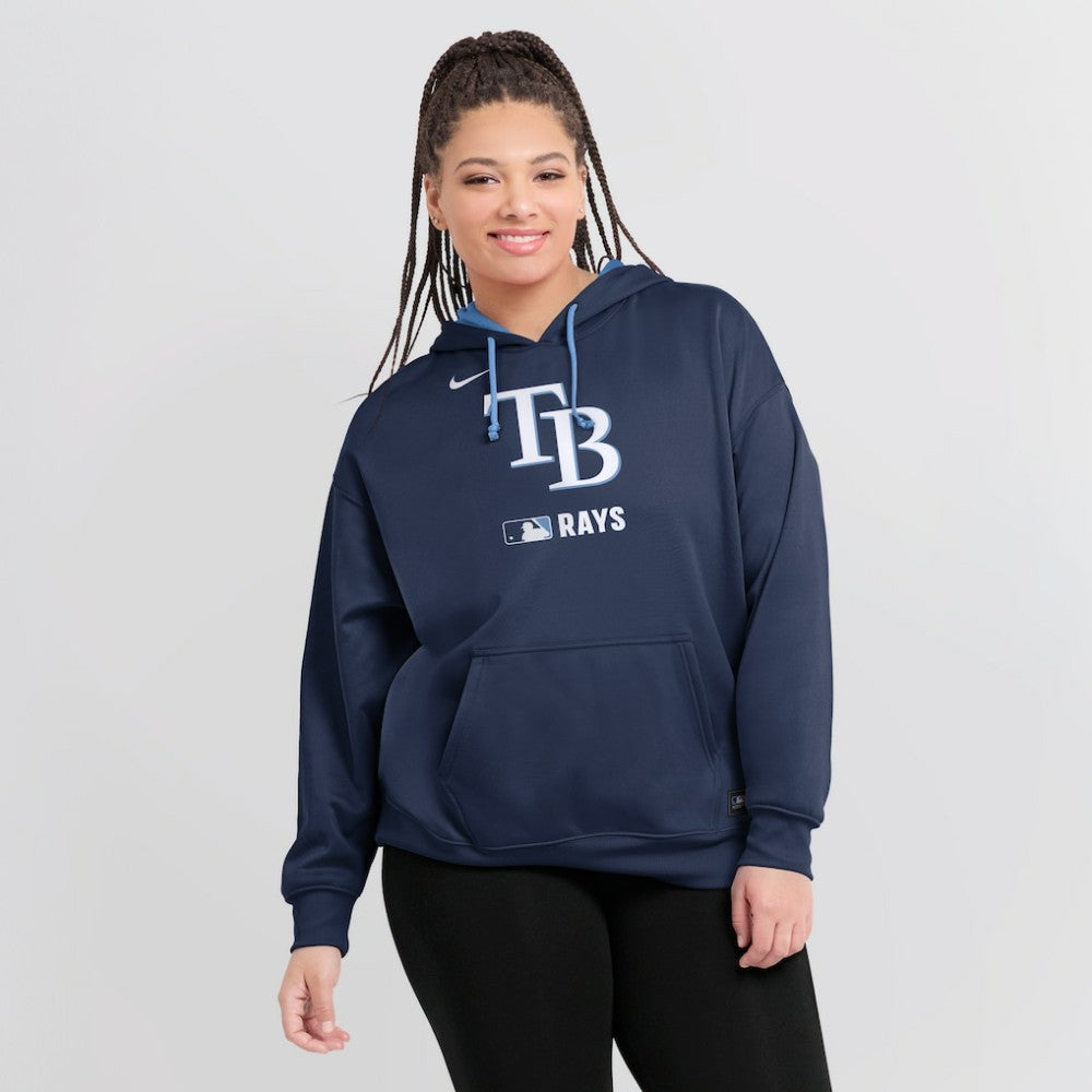 Tampa Bay Rays Women's Authentic Collection Therma-FIT Hoodie - Navy | Nike