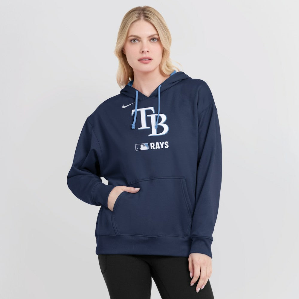 Tampa Bay Rays Women's Authentic Collection Therma-FIT Hoodie - Navy | Nike