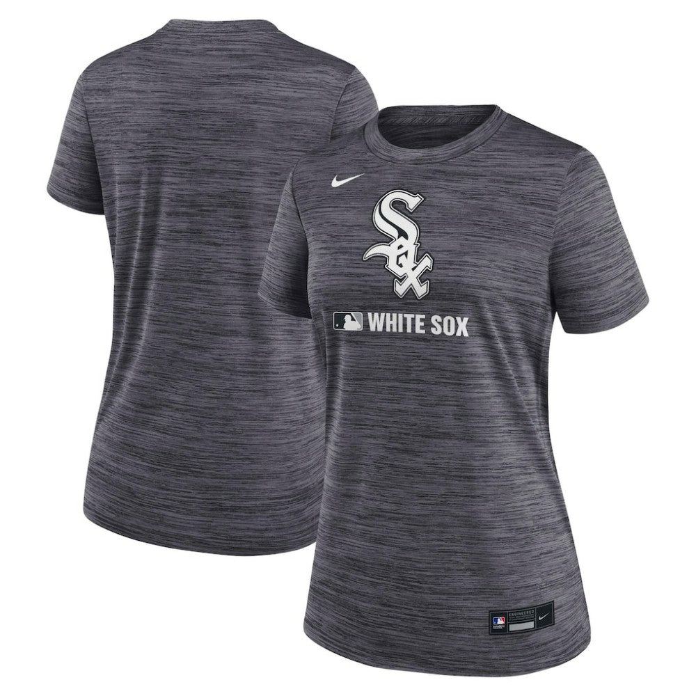 Chicago White Sox Women's Authentic Collection Velocity Dri-FIT T-Shirt - Black | Nike