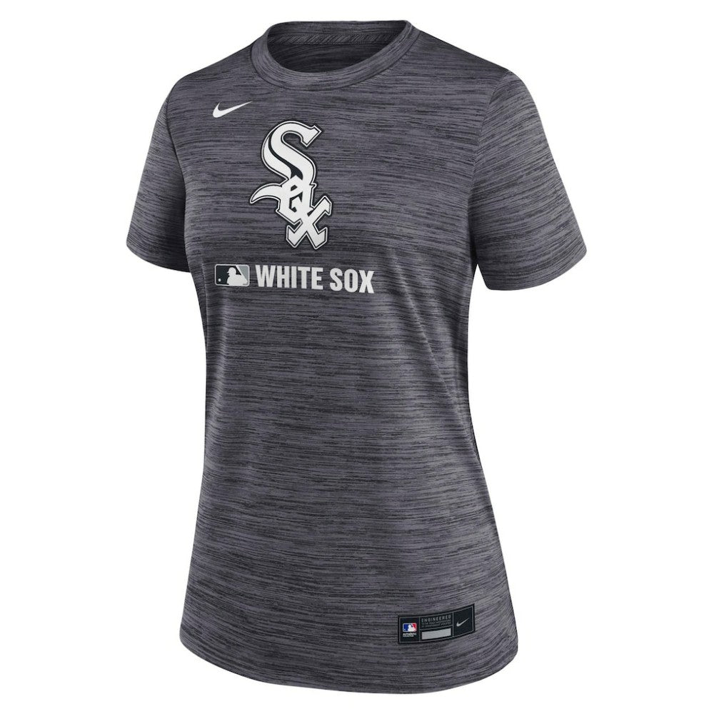 Chicago White Sox Women's Authentic Collection Velocity Dri-FIT T-Shirt - Black | Nike
